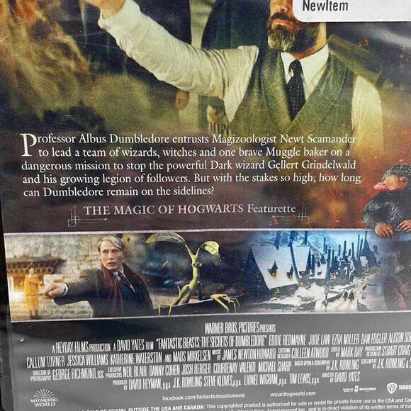 Fantastic Beasts The Secrets of Dumbledore DVD Movie (New) - Picture 6 of 11